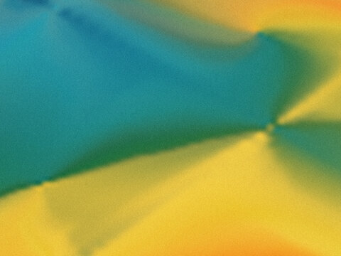 Abstract gradient blend of blue and yellow hues with subtle texture
