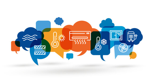 Illustration Air Conditioner home