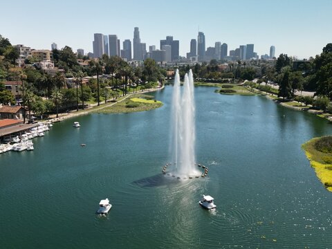Downtown Los Angeles from Echo Park
