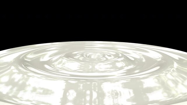 生クリームのような液体の波紋（滑らかな質感を表現してみました）シームレスループ素材です。