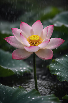 Pink water lilly
