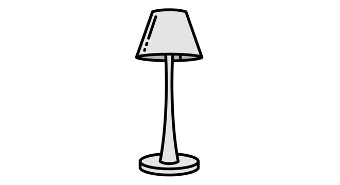 Simple Desk Lamp With Shade.