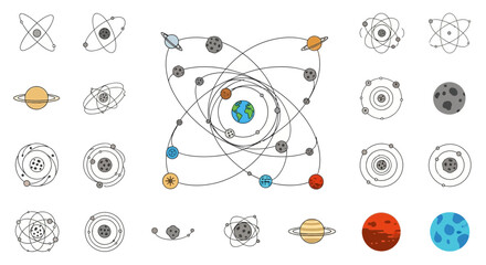 Solar System Planets and Orbits 1. © ANAK