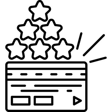 Reward Points Outline Icon