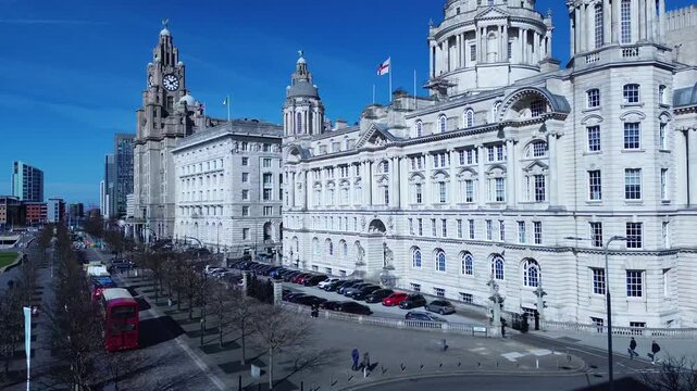 Liverpool town, albert dock views from above
