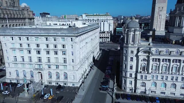 Liverpool town, albert dock views from above
