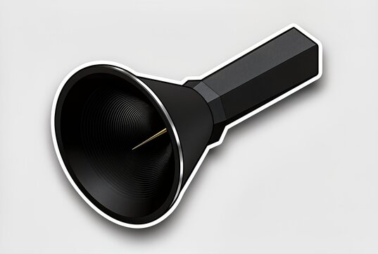 Isometric Matte Black Candle Snuffer