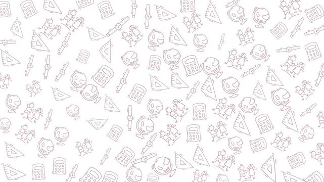 A lively collection of educational icons and playful graphics designed to inspire curiosity and learning through colorful shapes and engaging visual elements