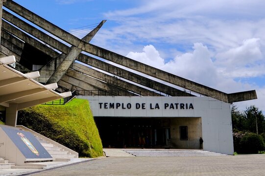 Modern Monument Entrance At Templo De La Patria (Quito, Pichincha Province, Ecuador - March 12, 2026)
