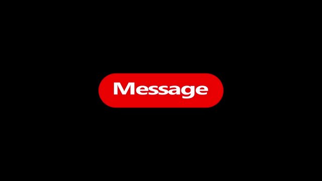 Mouse pointer clicking message button action