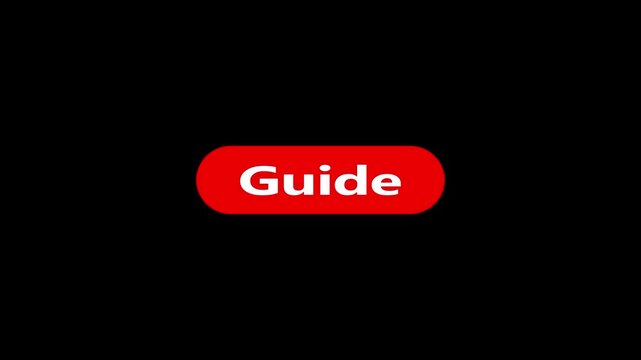 Computer cursor clicking red guide icon