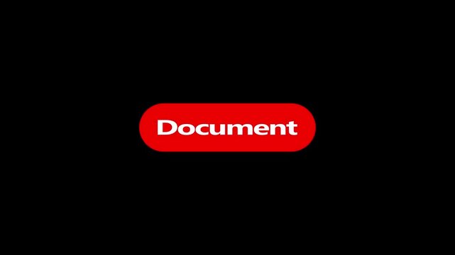 Document button with cursor pointer animation