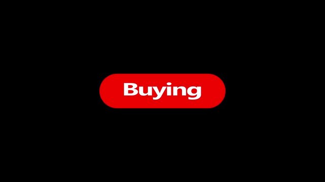 Buying button being clicked on black screen