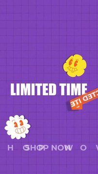 Limited Time Offer Vertical Animation &ndash; Promo Story Background 4K