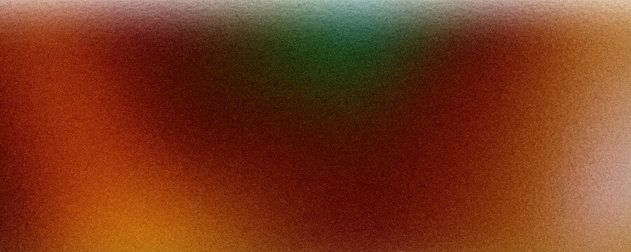 Coarse grain texture overlays a warm gradient of reds, greens, and yellows, creating a retro, cinematic background ideal for film-inspired posters or nostalgic designs.
