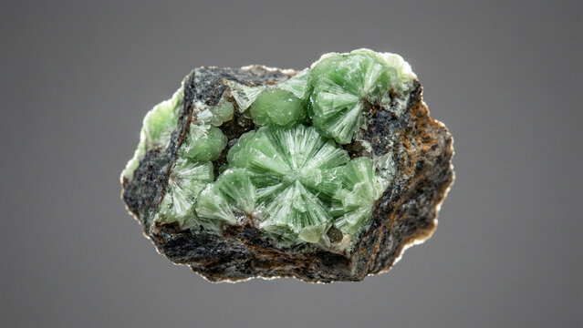 Radial Wavellite Starburst Crystals for Phosphate Mineralogy and Innovation Concepts