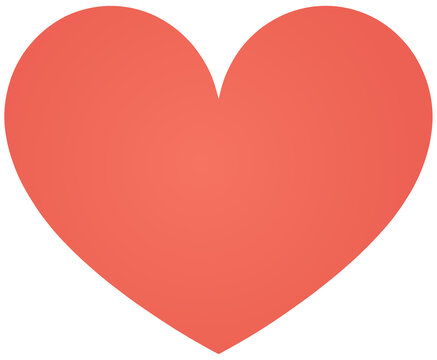 symmetrical red heart icon for healthcare and charity awareness themes with blood donor support and medical care assistance for nonprofit foundation outreach and health