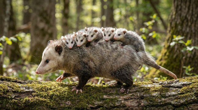 Opossum family