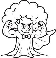 Fototapeta premium Cute vector illustration of a happy cartoon sheep character with fluffy white wool and a funny face designed as a friendly farm animal icon