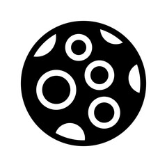 Obraz premium Moon Icon Vector Symbol Design Illustration