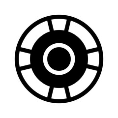Fototapeta premium Life Saver Icon Vector Symbol Design Illustration