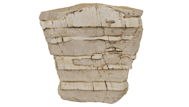 Monte Terminillo rock formation with distinct layers and geological features in a natural outdoor setting