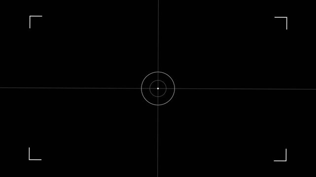 Futuristic 4K CROSSHAIR GUIDE Concept - Advanced Cyber Security, Data Protection, and High-Tech Hacking Background for Technology Visualization