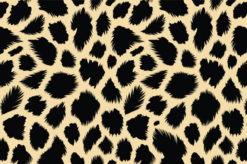 Exotic animal wildlife skin pattern creating a natural fur camouflage background, perfect for a striking and wild design element © Merisca