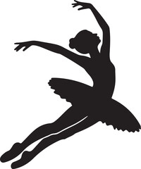 Fototapeta premium Elegant Yoga Pose Silhouette Art