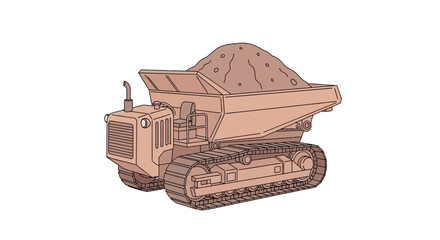 Large Mining Dump Truck Machine. © Candra
