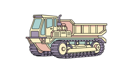 Large Industrial Construction Dump Truck Vehicle. © Candra