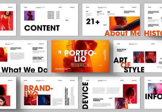 Modern Portfolio Slides Presentation Template