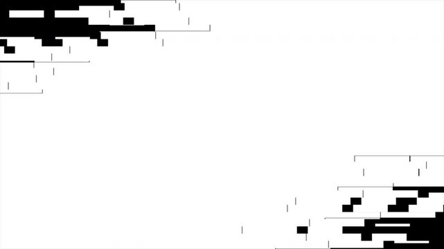 transition matter Glitchy screen display