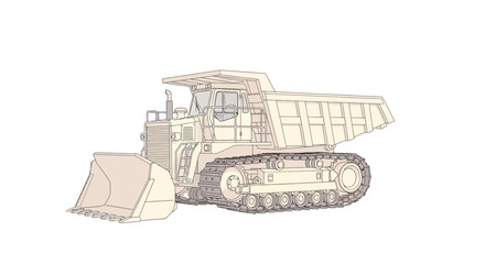 Bulldozer Construction Equipment Heavy Machinery. © Berry