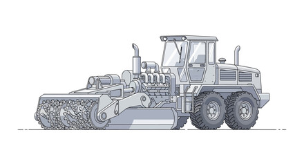 Large Construction Bulldozer Heavy Equipment Machine. © Berry