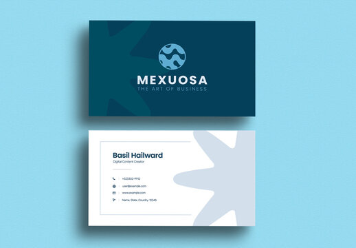 Modern Corporate Business Card Identity Design Template
