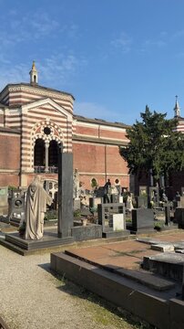 Monumental Cemetery Milan famous graves and historic monuments
