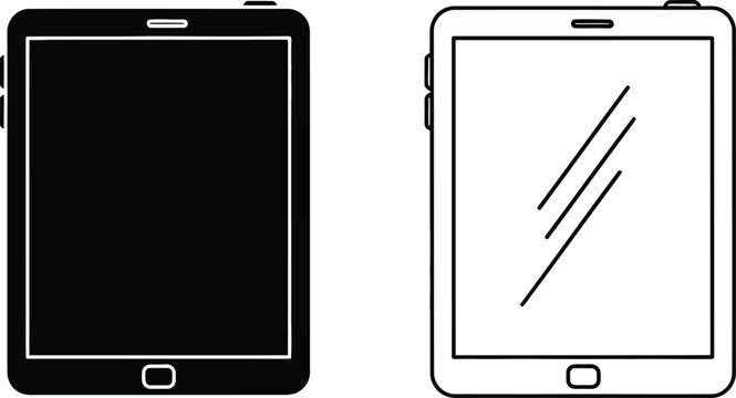 Tablet computer design concept Vector