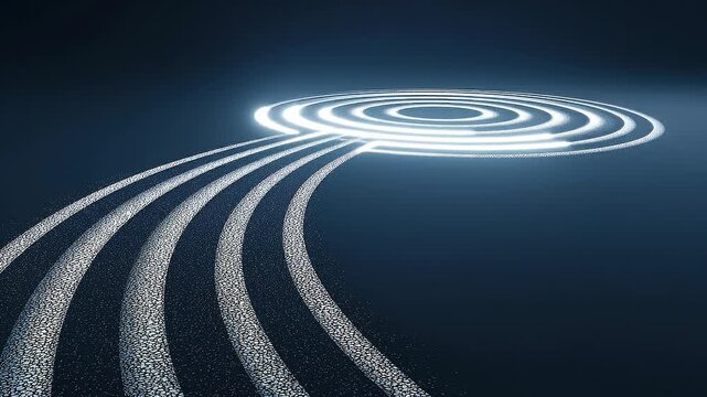 Multiple strategic pathways converging toward a unified corporate target objective.