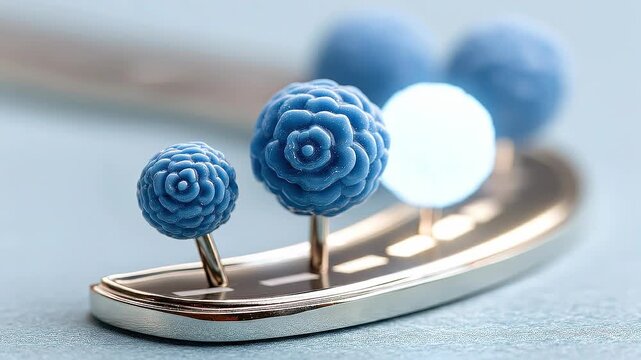 Artificial intelligence capability roadmap visualized as sequential cognitive growth spheres along enterprise innovation pathway.