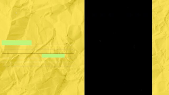 Slideshow Elegant Yellow background with green highlights