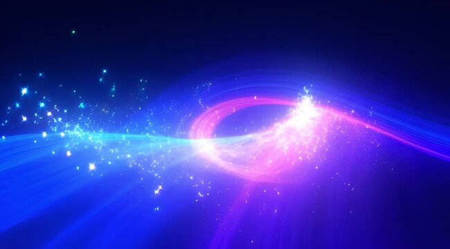 light globe blue stars sky glow fantasy glowing