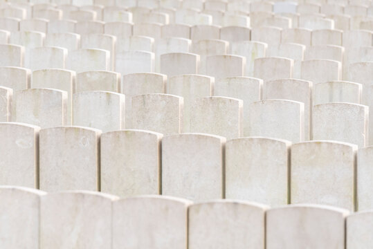 Tombes britanniques dans un cimeti&egrave;re militaire