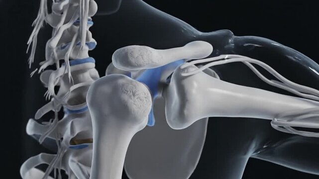 Detailed 3D Animation of Human Shoulder Joint and Rotator Cuff Anatomy for Medical Education.