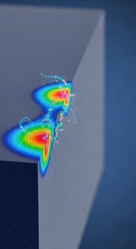 Examination of a prepared material blank used for solid-state diffusion studies, illustrating molecular movement and material science research, experiment, fundamental, smooth