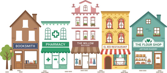Obraz premium Black and white line art vector of a cozy European cafe storefront with awning and sidewalk plants.