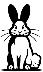 Fototapeta premium vector illustration of a rabbit