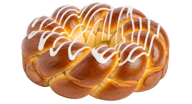 Isolated image of a chocolate eclair on a transparent background