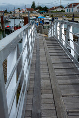Obraz premium Oyster farming harbour and docks - Ile d'Oleron - Charente-Maritime - Nouvelle Aquitaine - France
