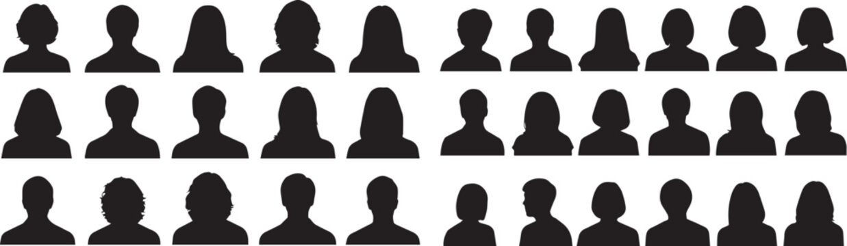 A collection of thirty two black screwdriver bits arranged in four rows on a white background